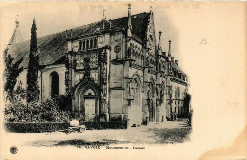 Carte postale ancienne Savoie Hautecombe Facade