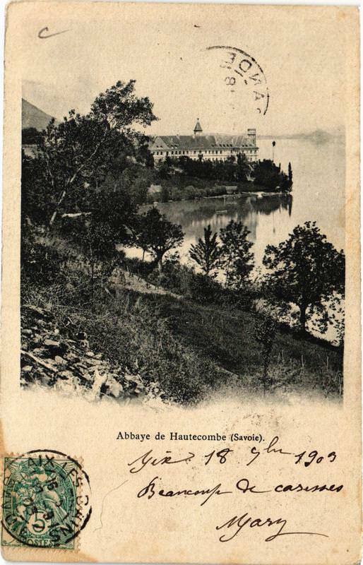 Carte postale ancienne Abbaye de Hautecombe