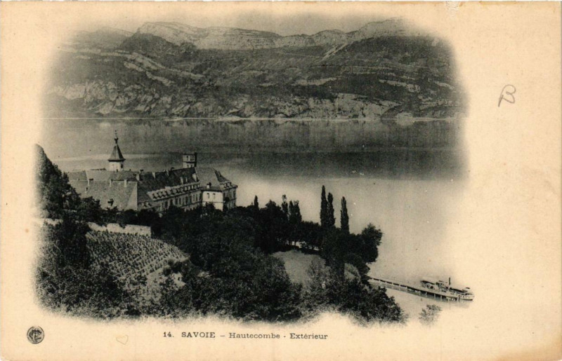 Carte postale ancienne Savoie Hautecombe Extérieur