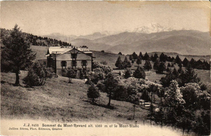 Carte postale ancienne Sommet du Mont-Revard
