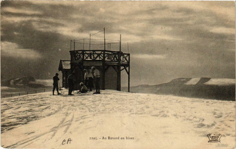 Carte postale ancienne Au Revard en hiver