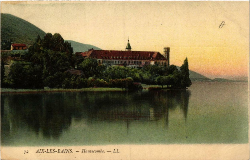 Carte postale ancienne Aix-les-Bains Hautecombe à Aix-les-Bains