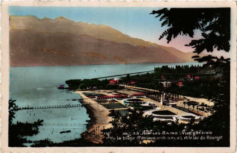 Carte postale ancienne Aix-les-Bains Vue générale à Aix-les-Bains