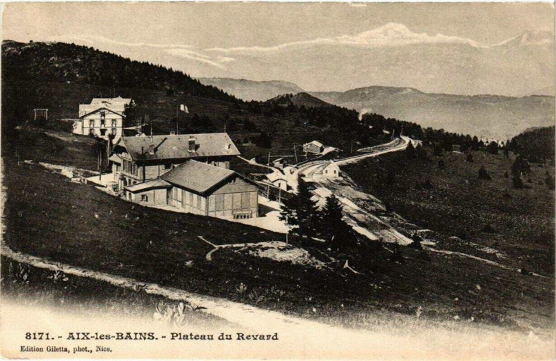 Carte postale ancienne Aix-les-Bains Plateau du Revard à Aix-les-Bains