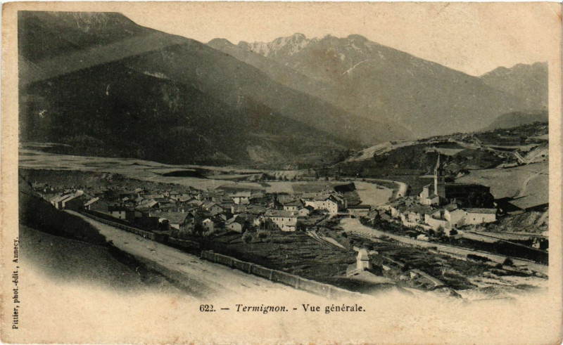 Carte postale ancienne Termignon - Vue générale