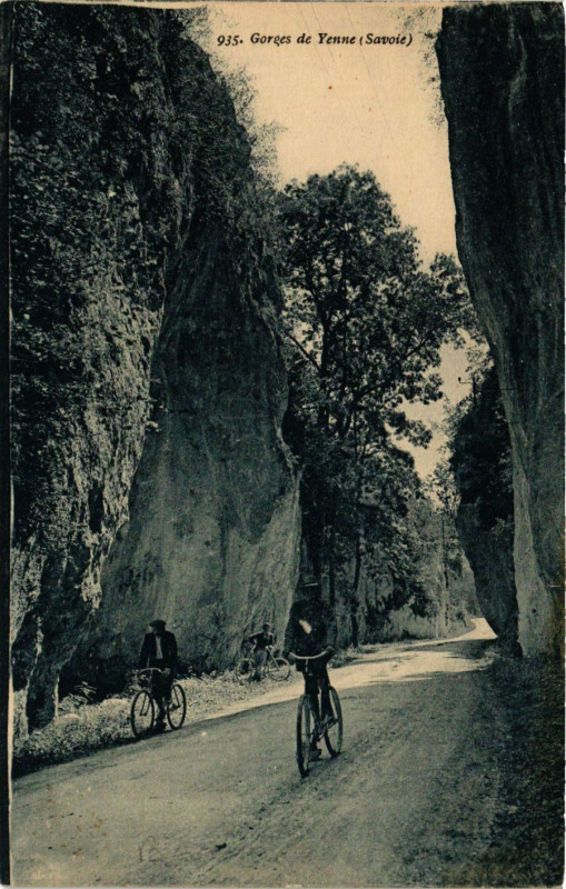 Carte postale ancienne Gorges de Yenne à Yenne