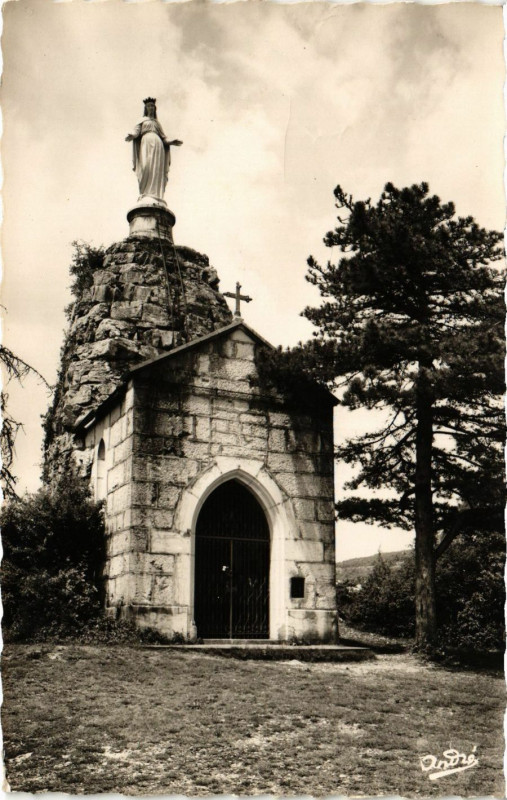 Carte postale ancienne Yenne - La Vierge à Yenne