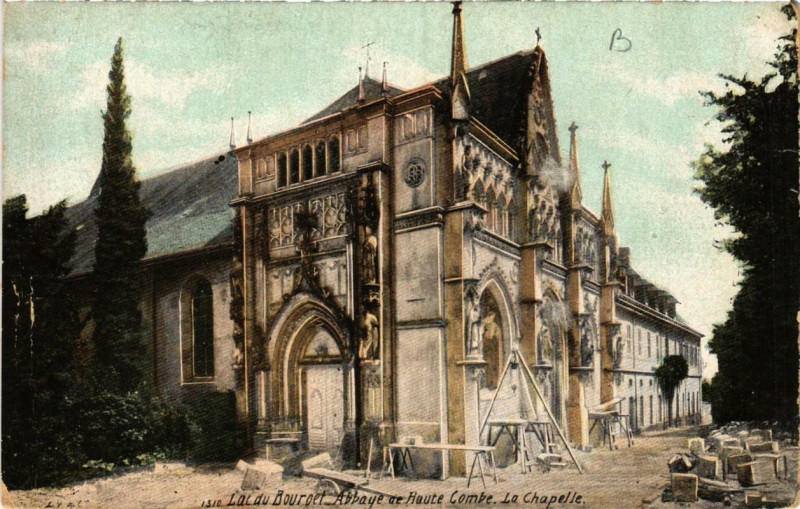 Carte postale ancienne Lac du Bourget Abbaye de Haute Combe La Chapelle à La Chapelle