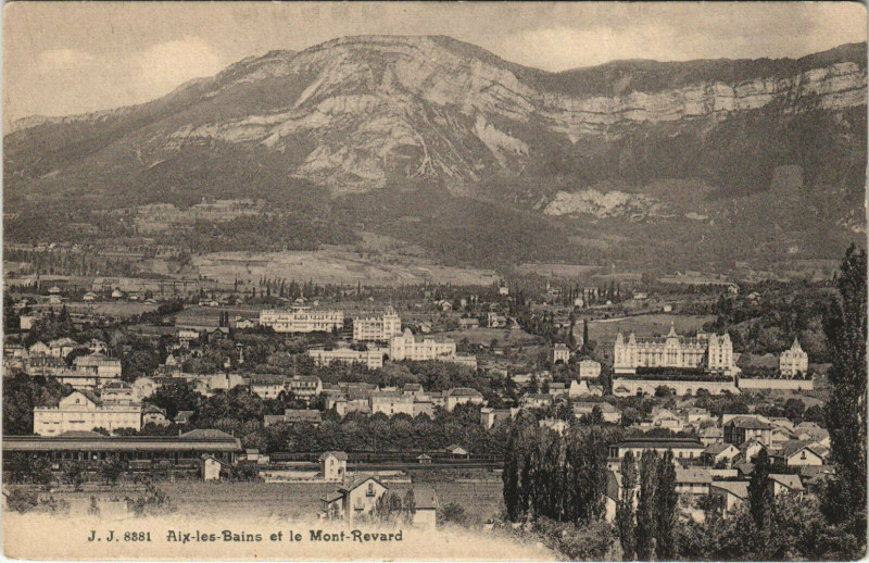 Carte postale ancienne Aix-les-Bains Mont-Balnc à Aix-les-Bains