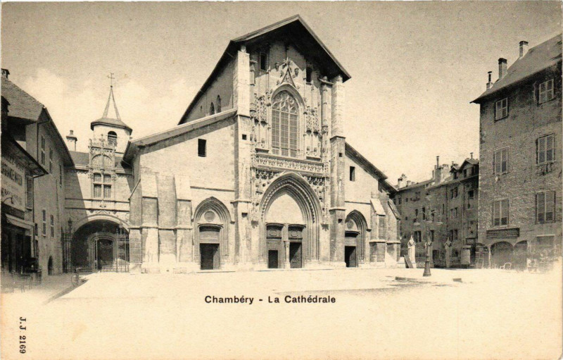Carte postale ancienne Chambery - La Cathédrale à Chambéry
