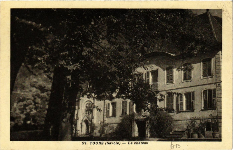 Carte postale ancienne Tours - Le chateau