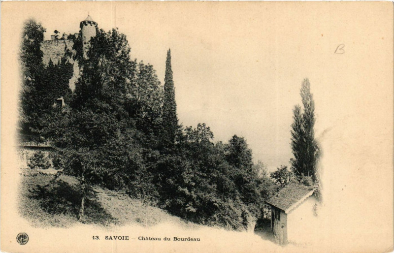 Carte postale ancienne Chateau du Bourdeau à Bourdeau