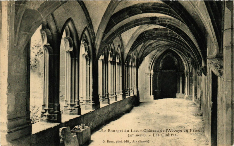 Carte postale ancienne Le Bourget du Lac - Chateau de l'Abbaye du Prieuré (Xi s.) ... au Bourget-du-Lac