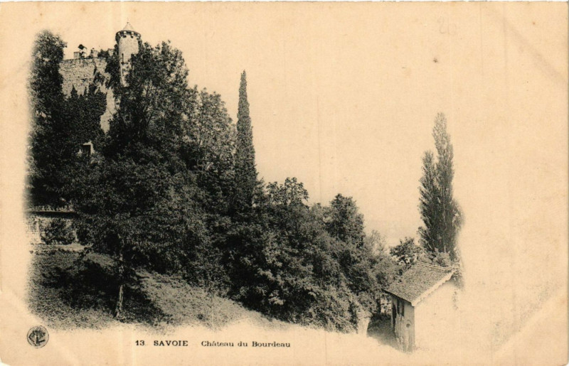 Carte postale ancienne Chateau du Bourdeau à Bourdeau