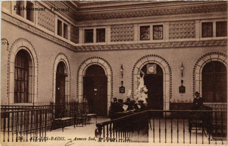 Carte postale ancienne Aix-les-Bains - Annexe Sud 1er Etage à Aix-les-Bains