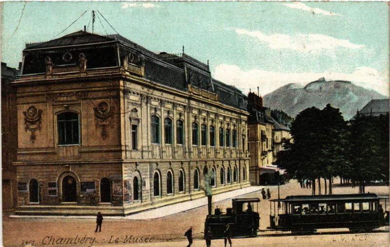 Carte postale ancienne Chambery - Le Musée à Chambéry