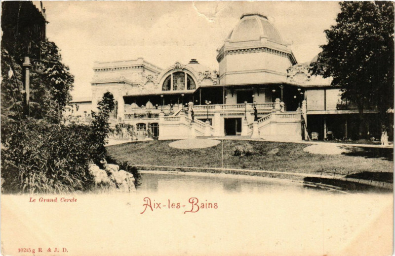 Carte postale ancienne Aix-les-Bains à Aix-les-Bains