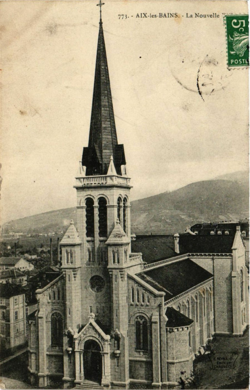 Carte postale ancienne Aix-les-Bains - La Nouvelle à Aix-les-Bains