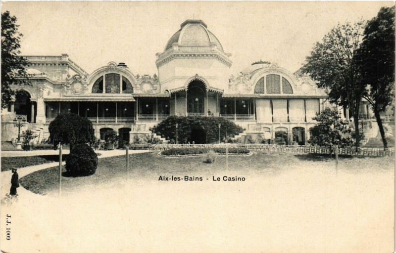 Carte postale ancienne Aix-les-Bains - Le Casino à Aix-les-Bains