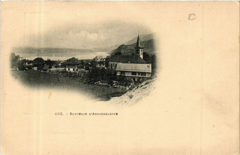 Carte postale ancienne Souvenir d'Aiguebelette