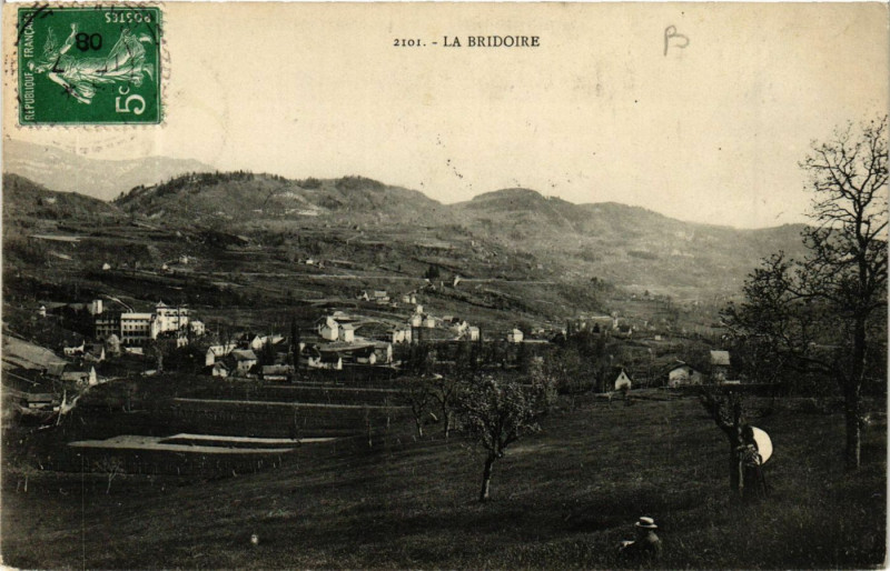 Carte postale ancienne La Bridoire à La Bridoire