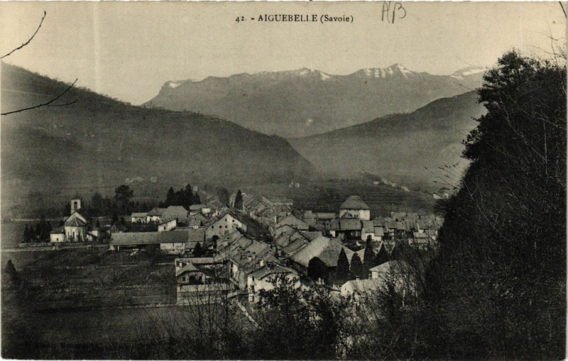 Carte postale ancienne Aiguebelle