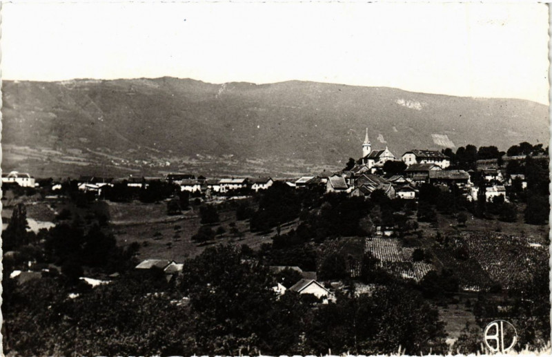 Carte postale ancienne Vues de la Haute Savoie - Challonges - Vue panoramique
