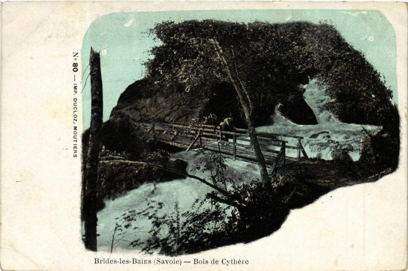 Carte postale ancienne Imp. Ducloz Moutiers à Moûtiers