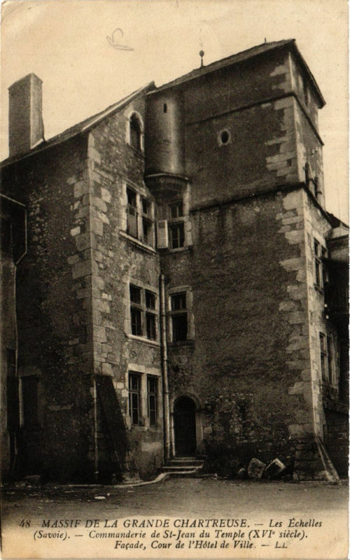Carte postale ancienne Massif de la Grande Chartreuse - Les Echelles - Commanderie aux Échelles