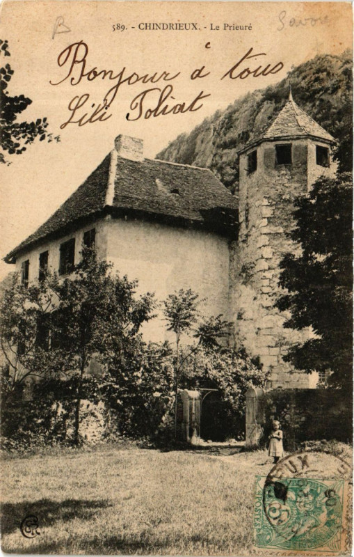 Carte postale ancienne Chindrieux - Le Prieuré à Chindrieux