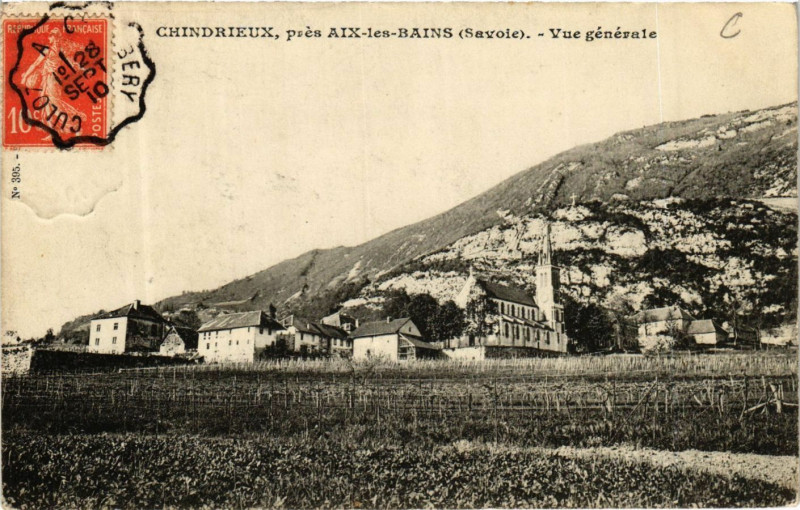 Carte postale ancienne Chindrieux pres Aix-les-Bains - Vue générale à Chindrieux