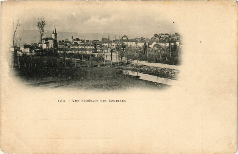 Carte postale ancienne Vue générale des Echelles