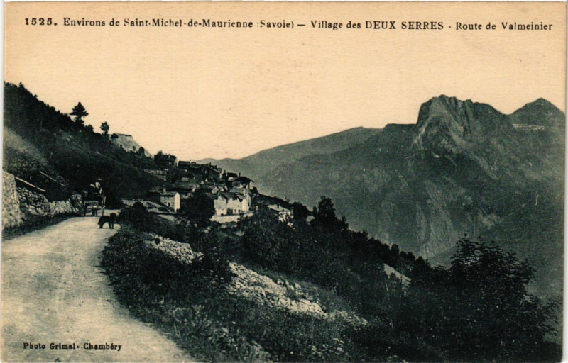 Carte postale ancienne Env. de Saint-Michel-de-Maurienne - Village des Deux à Saint-Michel-de-Maurienne