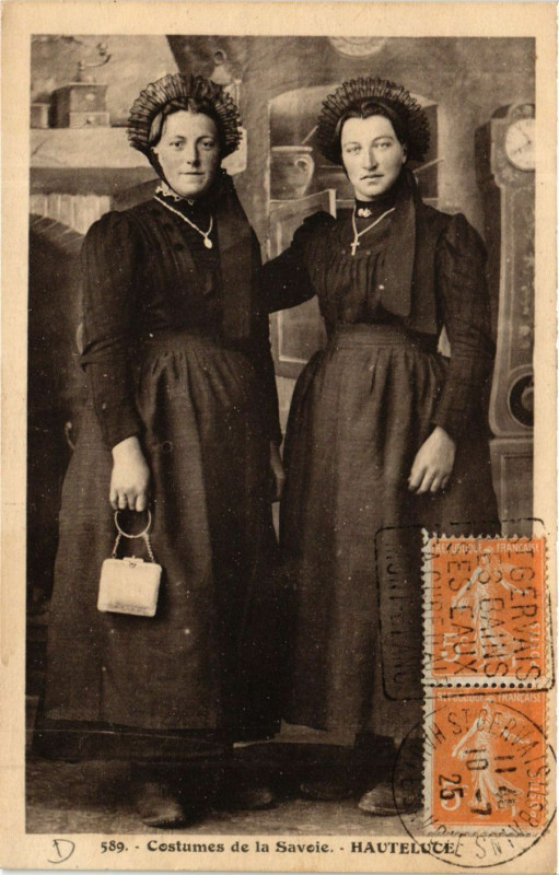 Carte postale ancienne Costume de la Savoie - Hauteluce à Hauteluce