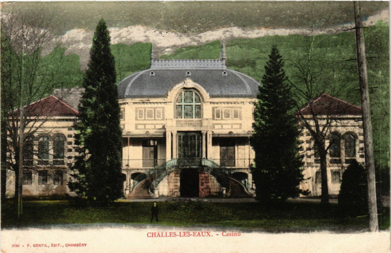 Carte postale ancienne Challes-les-Eaux - Casino à Challes-les-Eaux