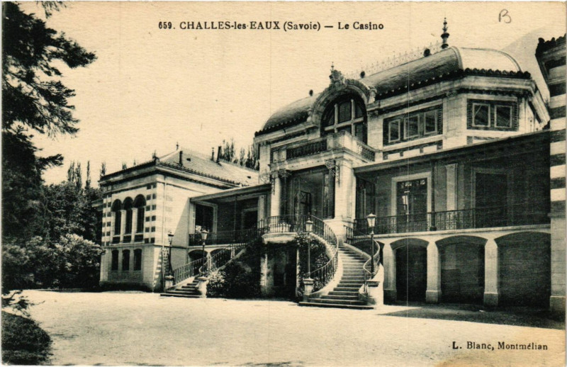 Carte postale ancienne Challes-les-Eaux - Le Casino à Challes-les-Eaux