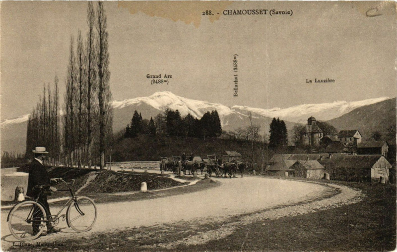 Carte postale ancienne Chamousset à Chamousset