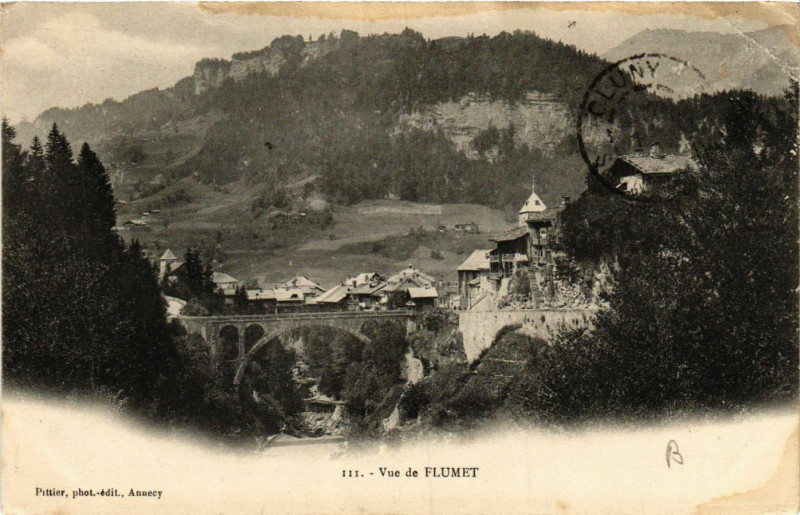 Carte postale ancienne Vue de Flumet à Flumet
