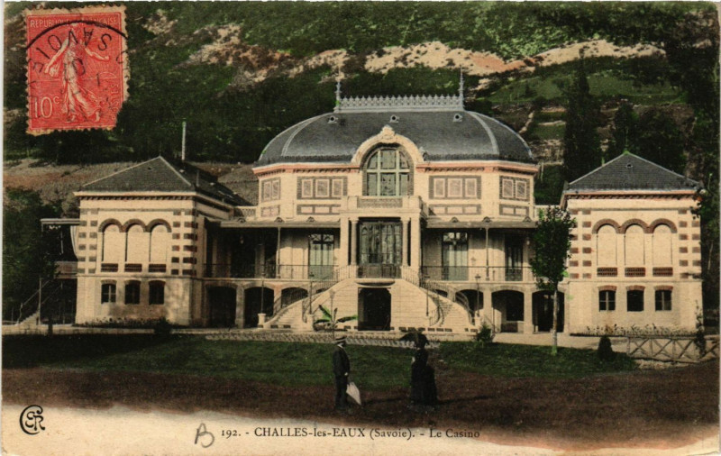 Carte postale ancienne Challes-les-Eaux - Le Casino à Challes-les-Eaux