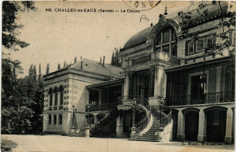 Carte postale ancienne Challes-les-Eaux - Le Casino à Challes-les-Eaux