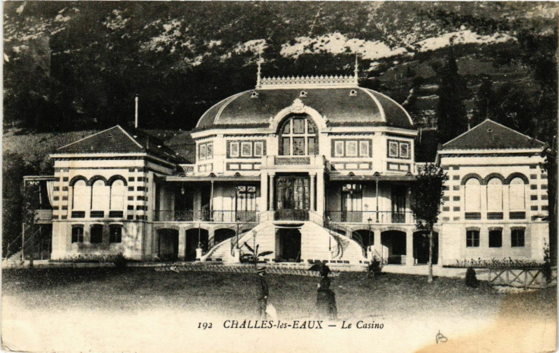 Carte postale ancienne Challes-les-Eaux - Le Casino à Challes-les-Eaux