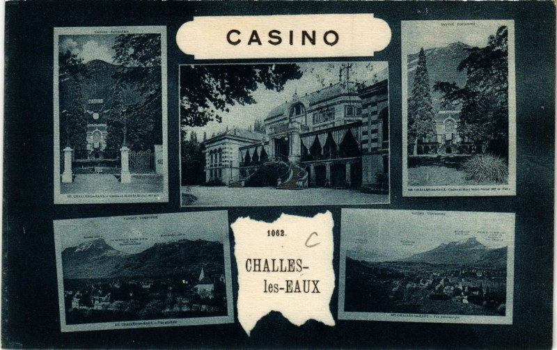 Carte postale ancienne Casino - Challes-les-Eaux à Challes-les-Eaux