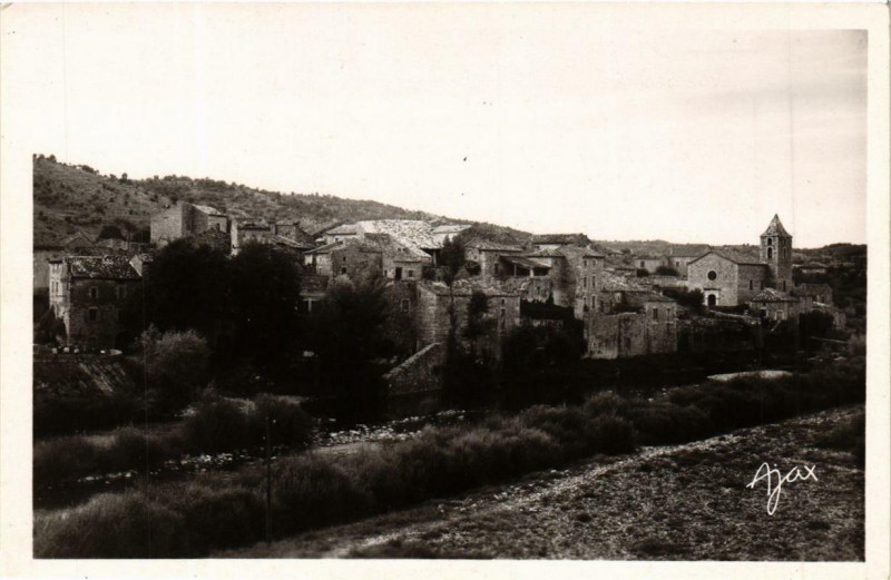 Carte postale ancienne Lanos. Vue générale