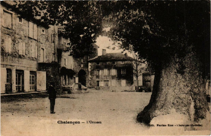 Carte postale ancienne Chalencon. L'Ormeau à Chalencon