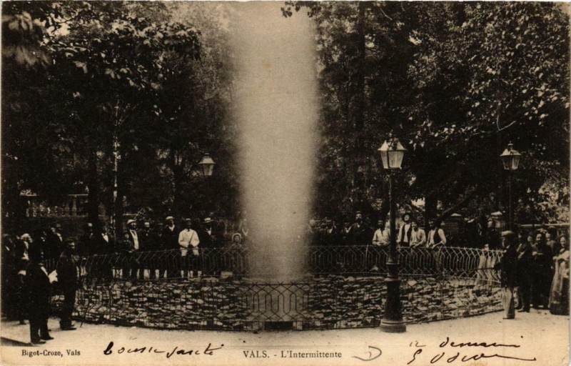 Carte postale ancienne Vals L'Intermittente
