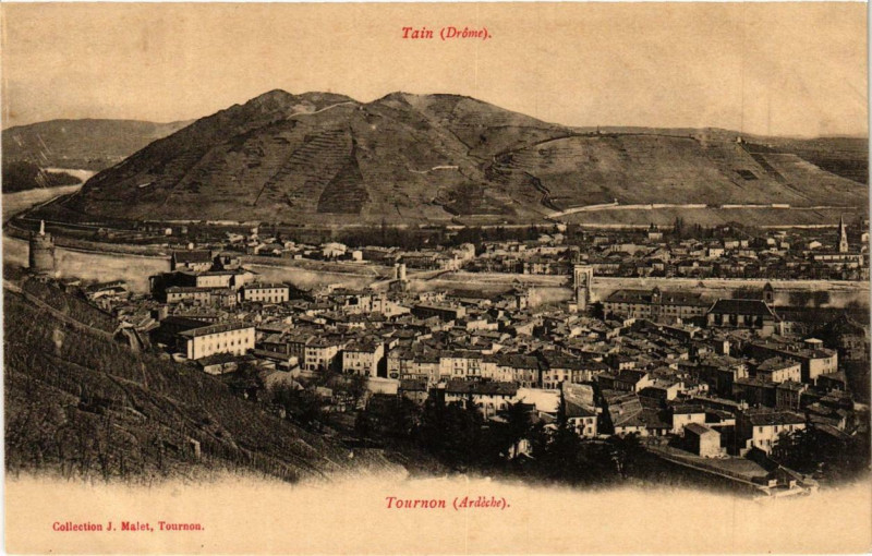 Carte postale ancienne Tournon