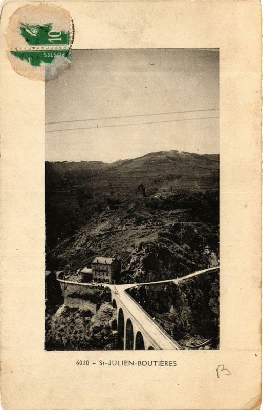 Carte postale ancienne Saint-Julien-Boutieres