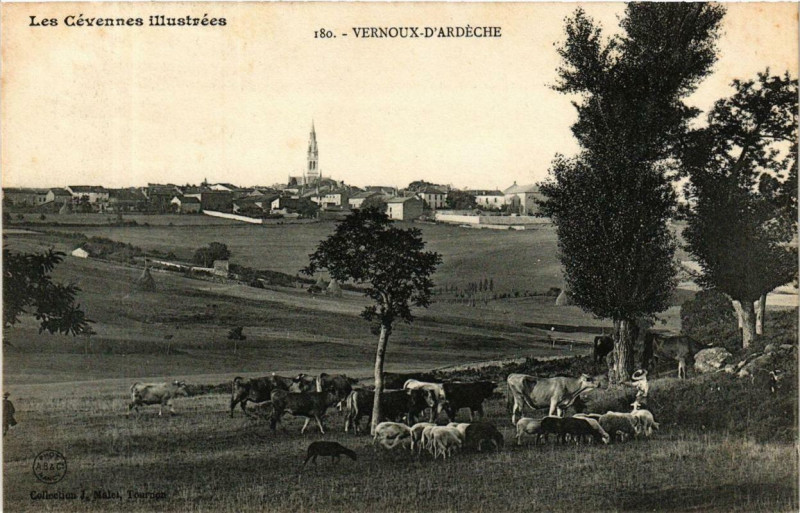 Carte postale ancienne Vernoux