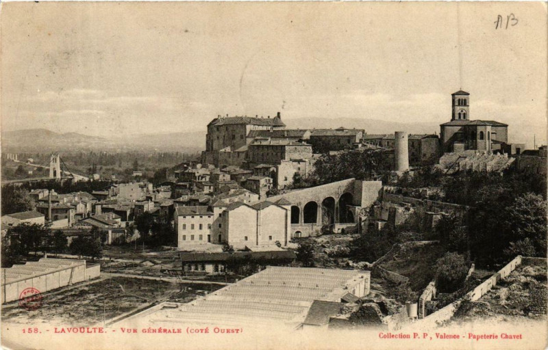 Carte postale ancienne La Voulte Vue générale
