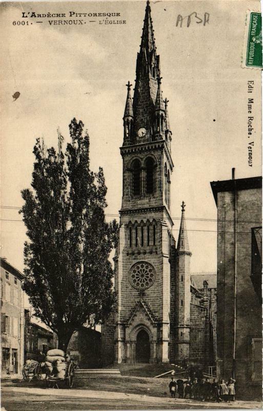 Carte postale ancienne Vernoux L'Eglise